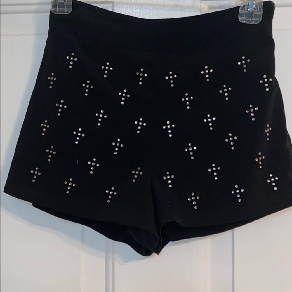 High wasted dressy shorts